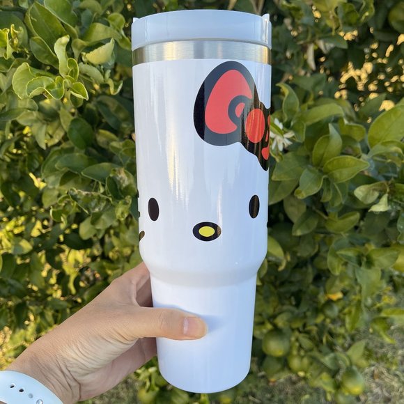 Christmas gift thanksgiving Personalized Sanrio Hello Kitty Tumbler 40oz  tumble - Picture 2 of 6